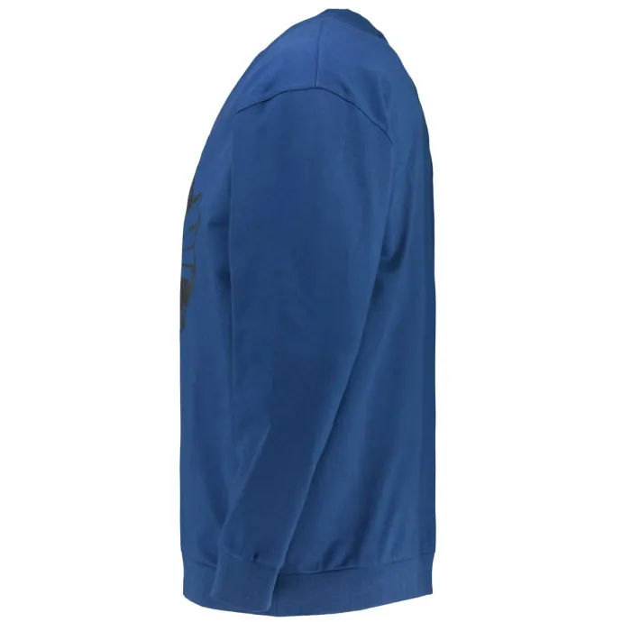 Ahorn Sweatshirt mit Print, blau 