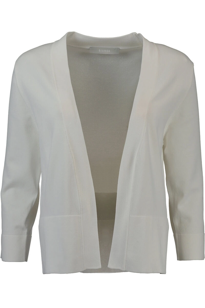 BIANCA Strick-Jacke beige