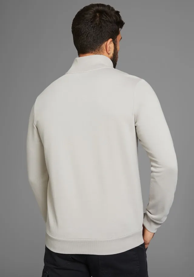 Bruno Banani Sweatshirt, mit Troyer Kragen - NEUE KOLLEKTION online shoppen | Jelmoli-Versand