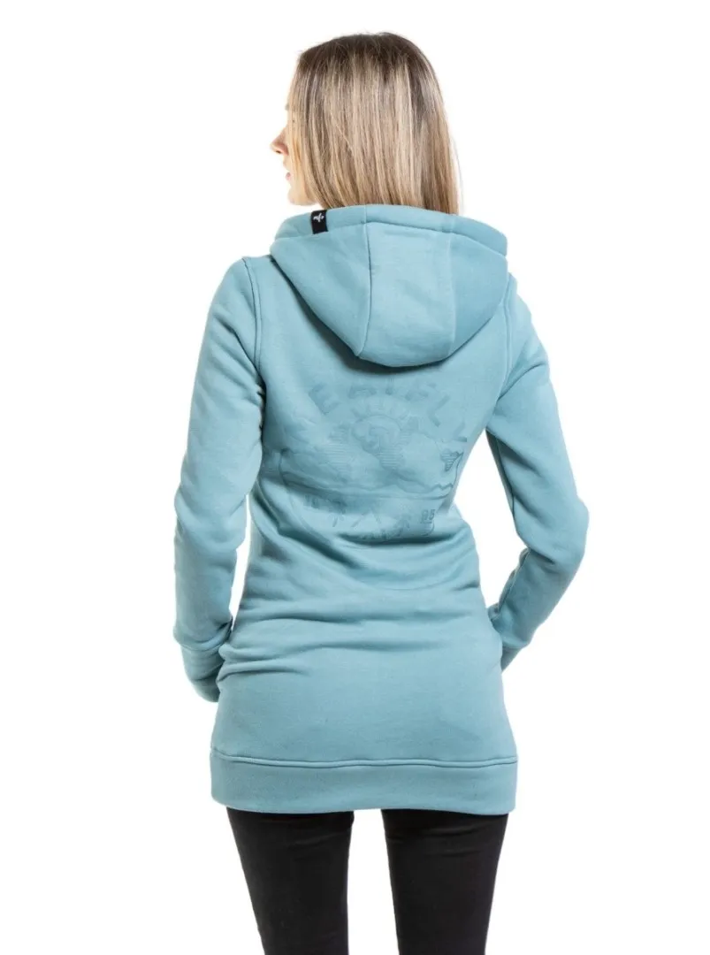 Damen-Sweatshirt Meatfly Jinx türkis M