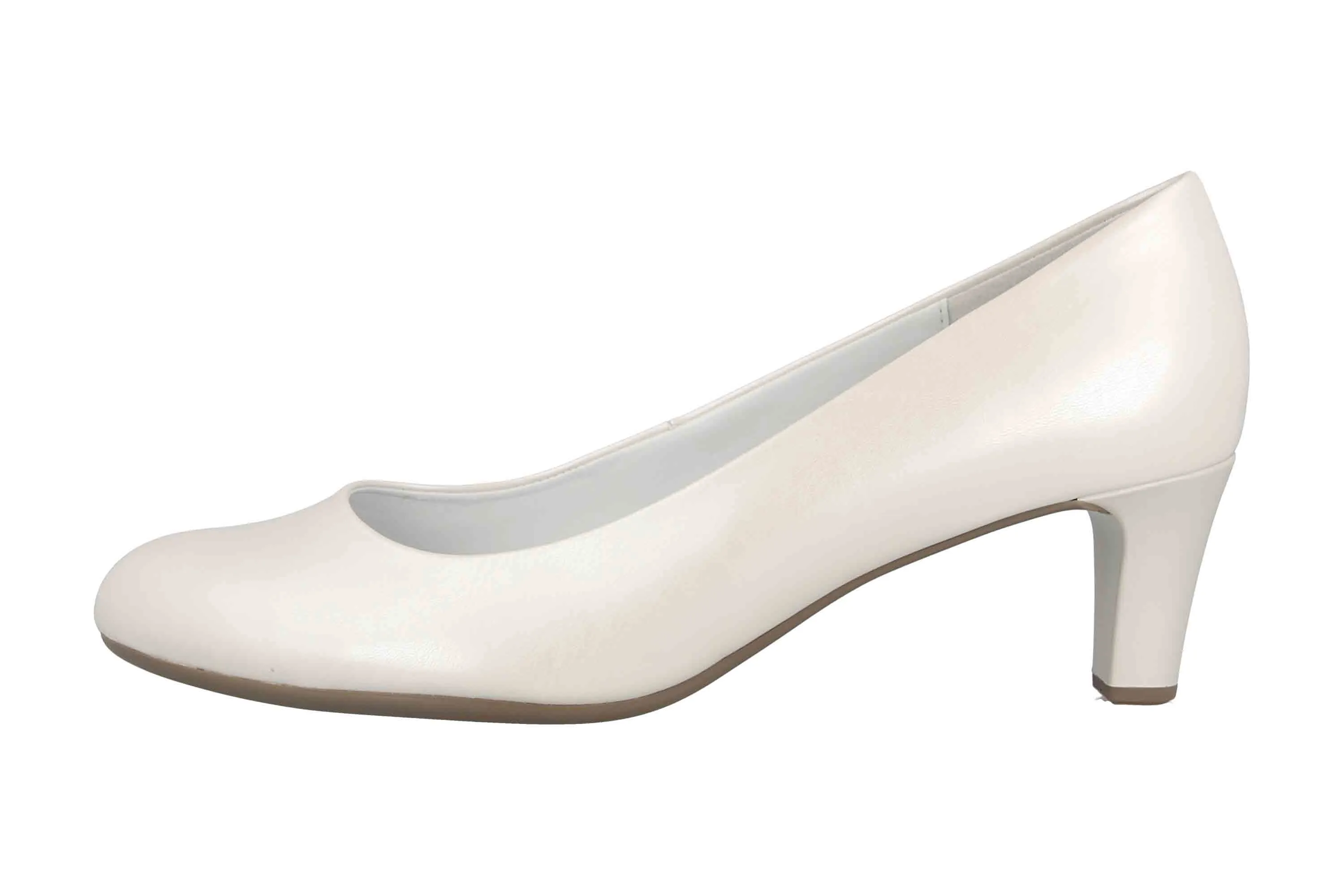 Gabor Fashion Pumps in Übergrößen Weiß 21.400.80 große Damenschuhe