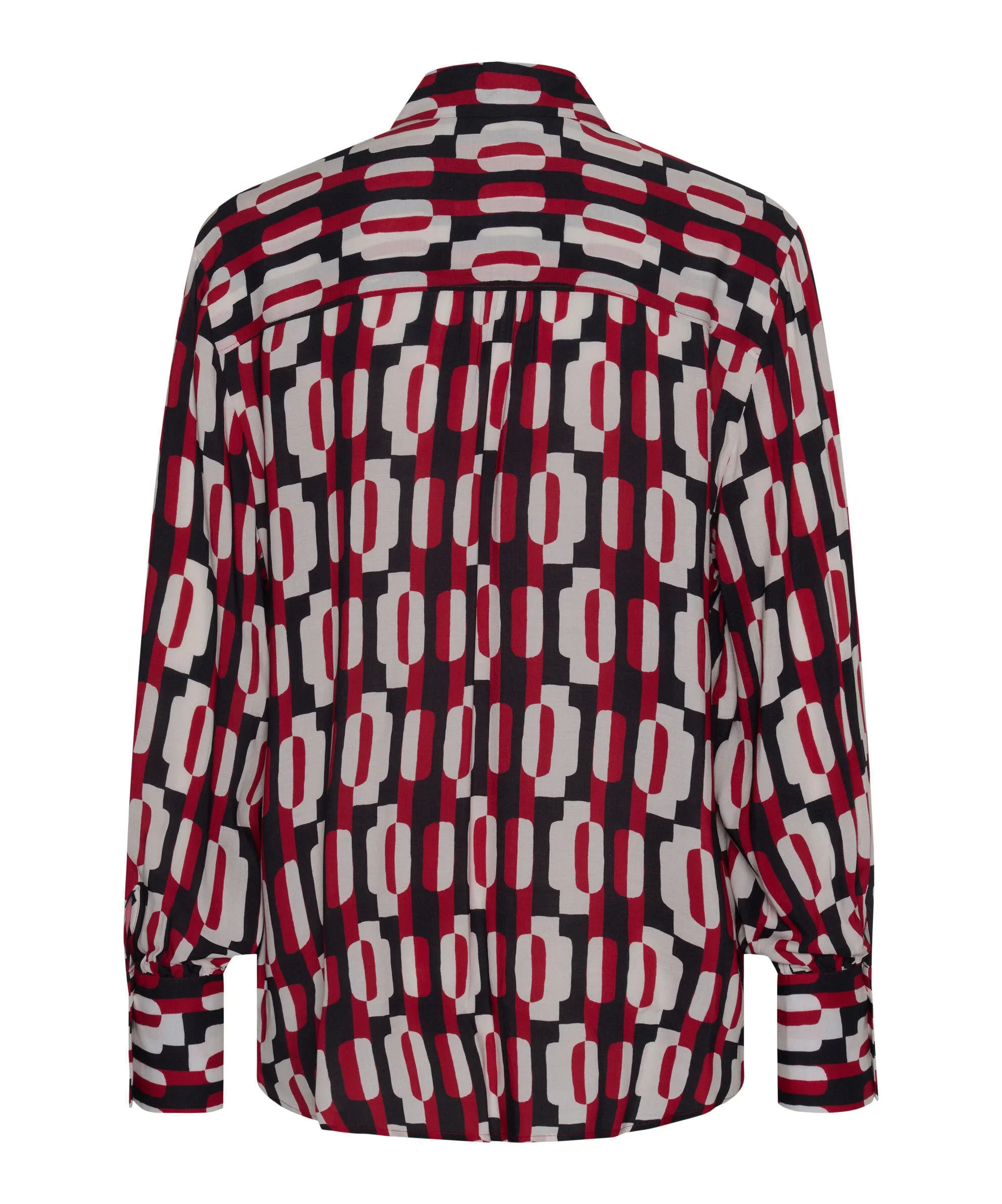 Gemusterte Bluse
