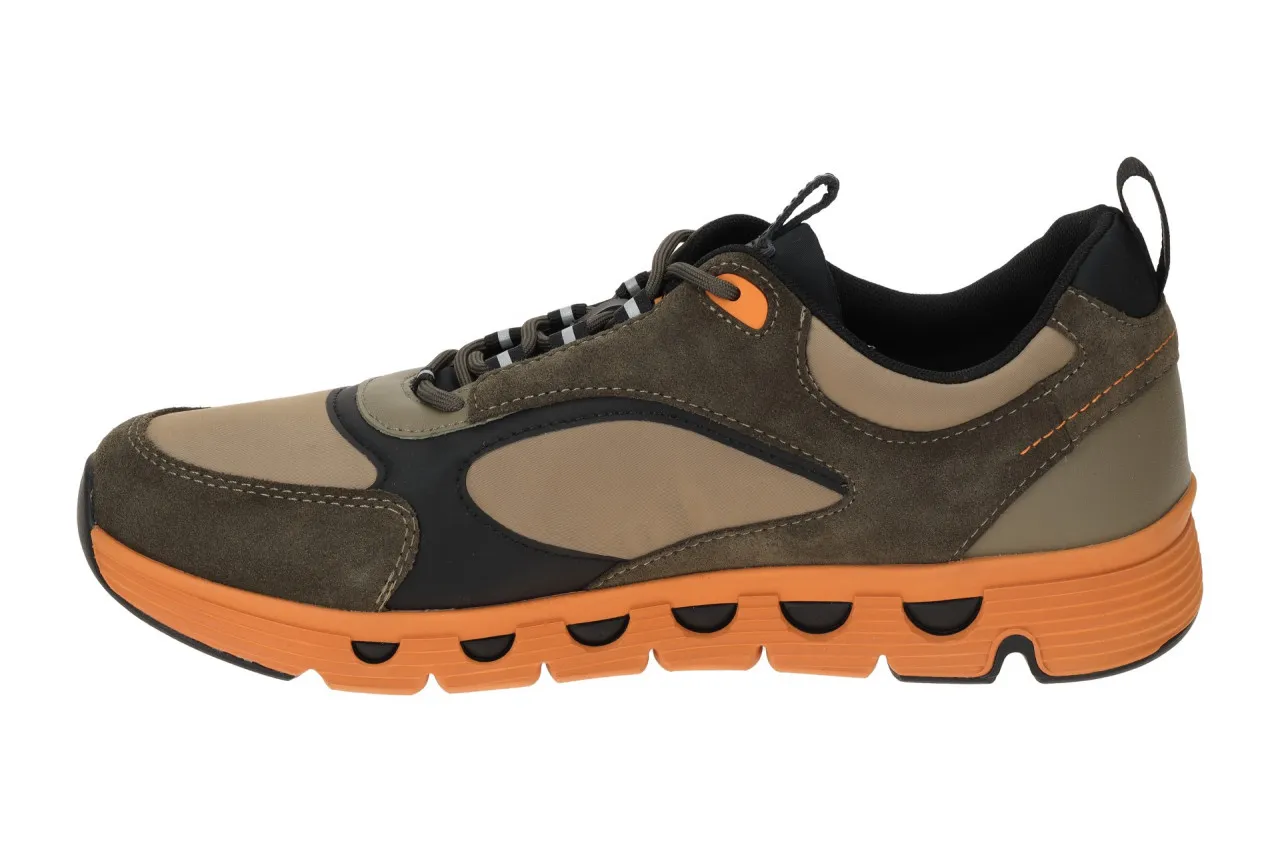 Geox Spherica Sneaker Schuhe grün military U45HRA