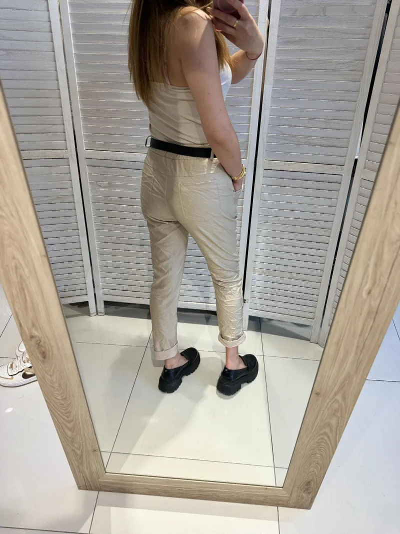 HOSE IN LEDEROPTIK
