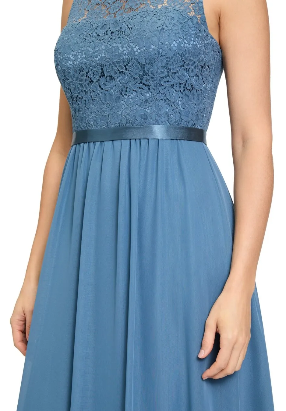 Kleid Lang ohne Arm