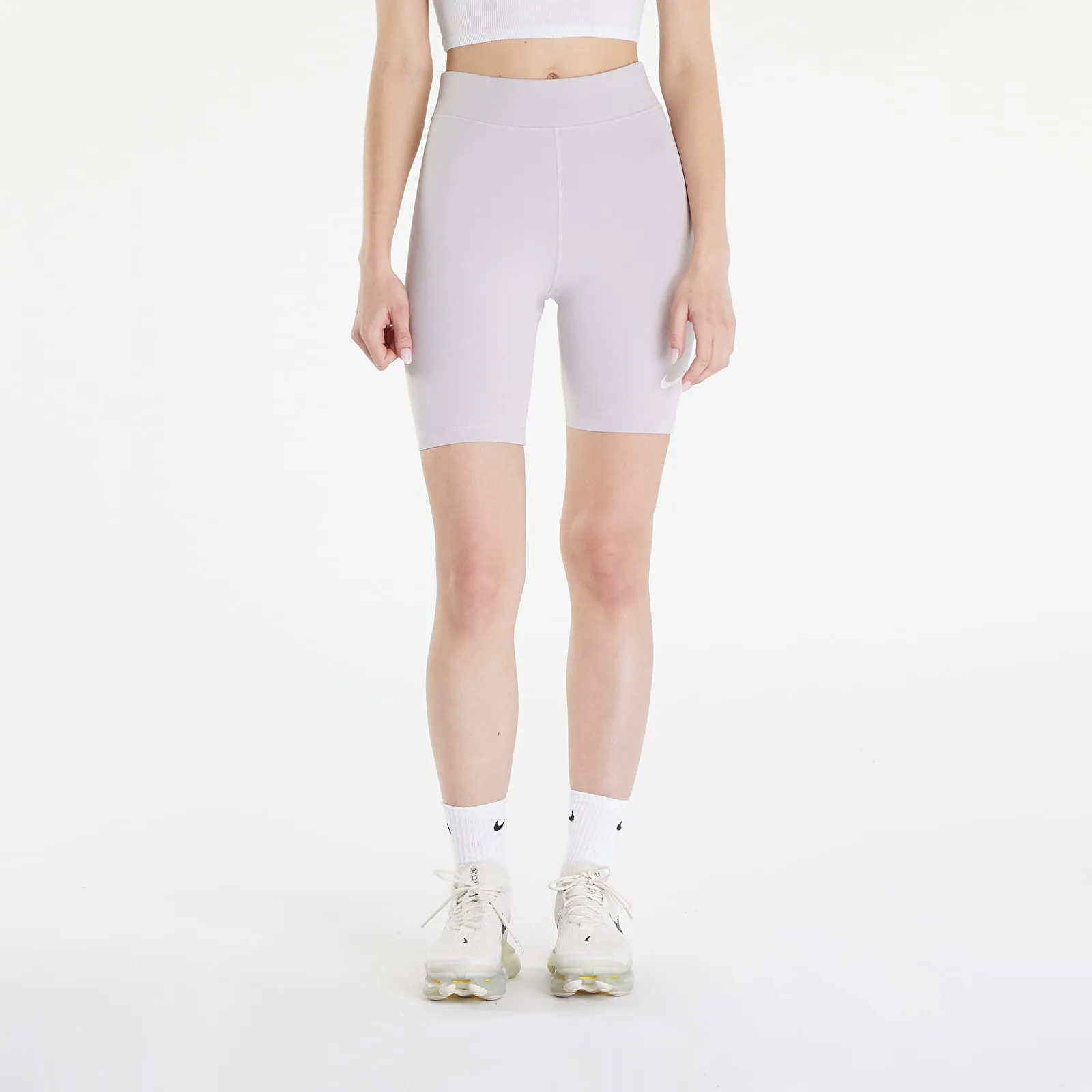 Kurze Hosen Nike Sportswear Classics High-Waisted 8" Biker Shorts Pale Pink DV7797-019