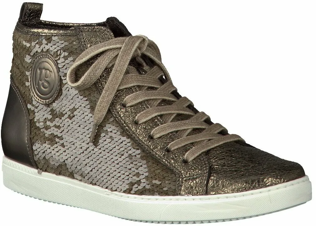 Leder-Sneaker 102901641996 (Gold)