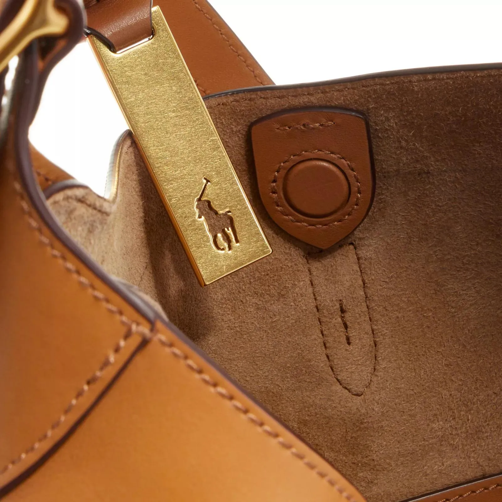   Polo Ralph Lauren  Shoulder Bag Medium Tan  Schultertasche 