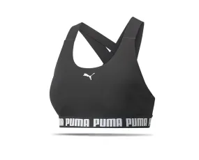 PUMA Mid Impact Feel It Sport-BH Damen Schwarz (001)