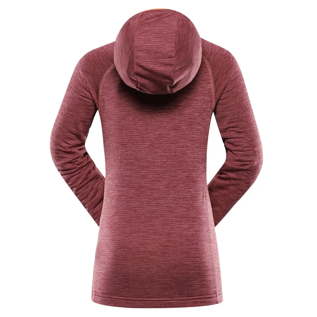 Schnelltrocknendes Kinder-Sweatshirt mit cool-dry ALPINE PRO ROLTO Anemone Pink / Lila 140-146