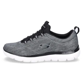 Skechers Herren Slip-on Sneaker Summits Louvin grau