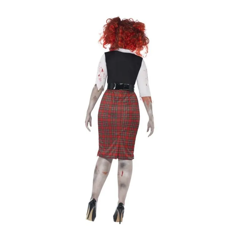 Smiffys Curves Zombie School Girl