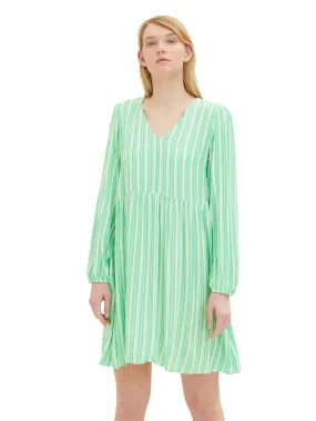 Supremo allover printed babydoll dress grün