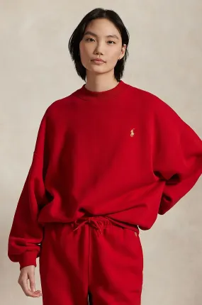 Sweatshirt Polo by Ralph Lauren Red Relaxed Fit Sweatshirt 211961273