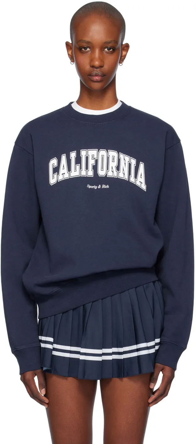Sweatshirt Sporty & Rich California Crewneck Sweatshirt ST071516501BL32