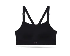 Under Armour Rush High Sport-BH Damen Schwarz (001)